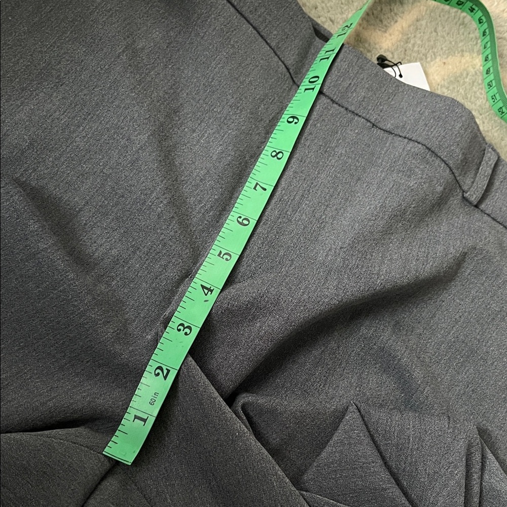Banana Republic Gray Tailored Straight-Leg Pants - Picture 6 of 10